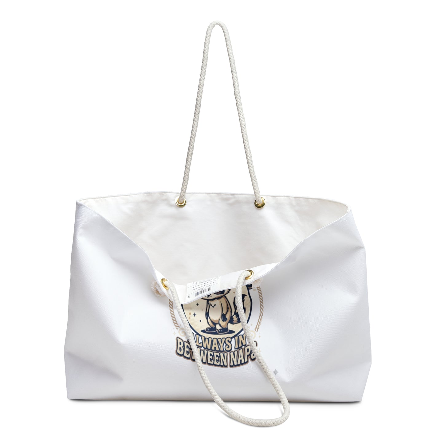 Night Shift Weekender Bag – Cozy Coffee & Relaxation Travel Tote