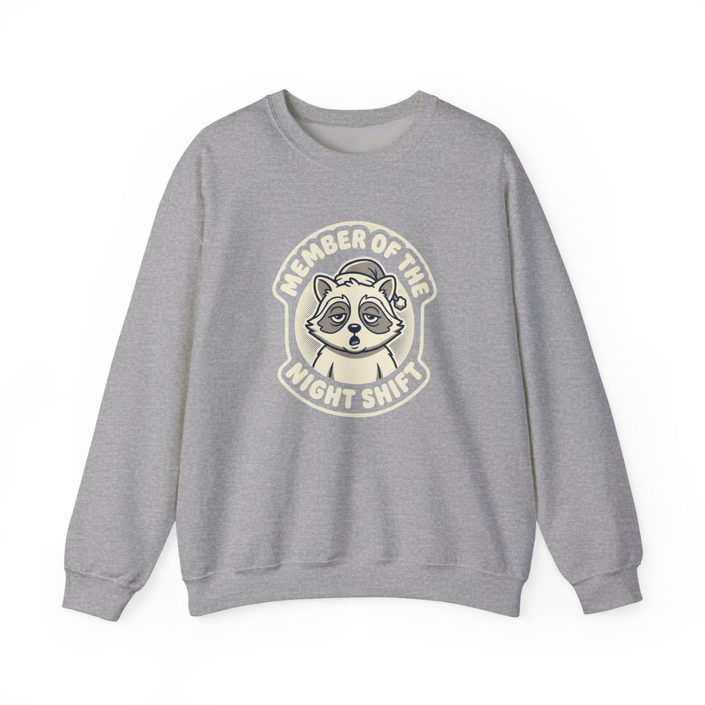 Raccoon Mascot Crewneck Sweatshirt