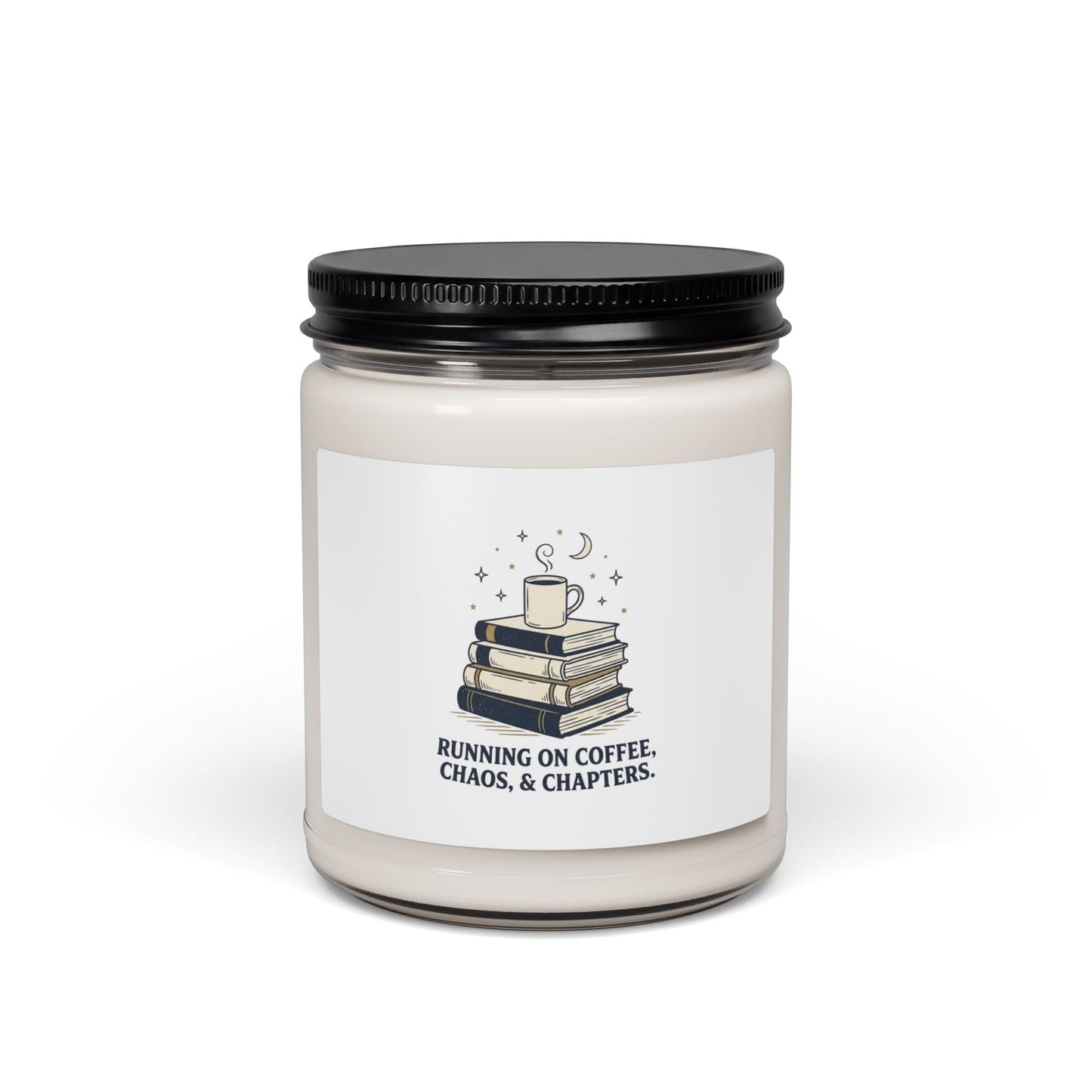 Sunny Bookish Candle Jar | summer aesthetic, pastel coastal vibes