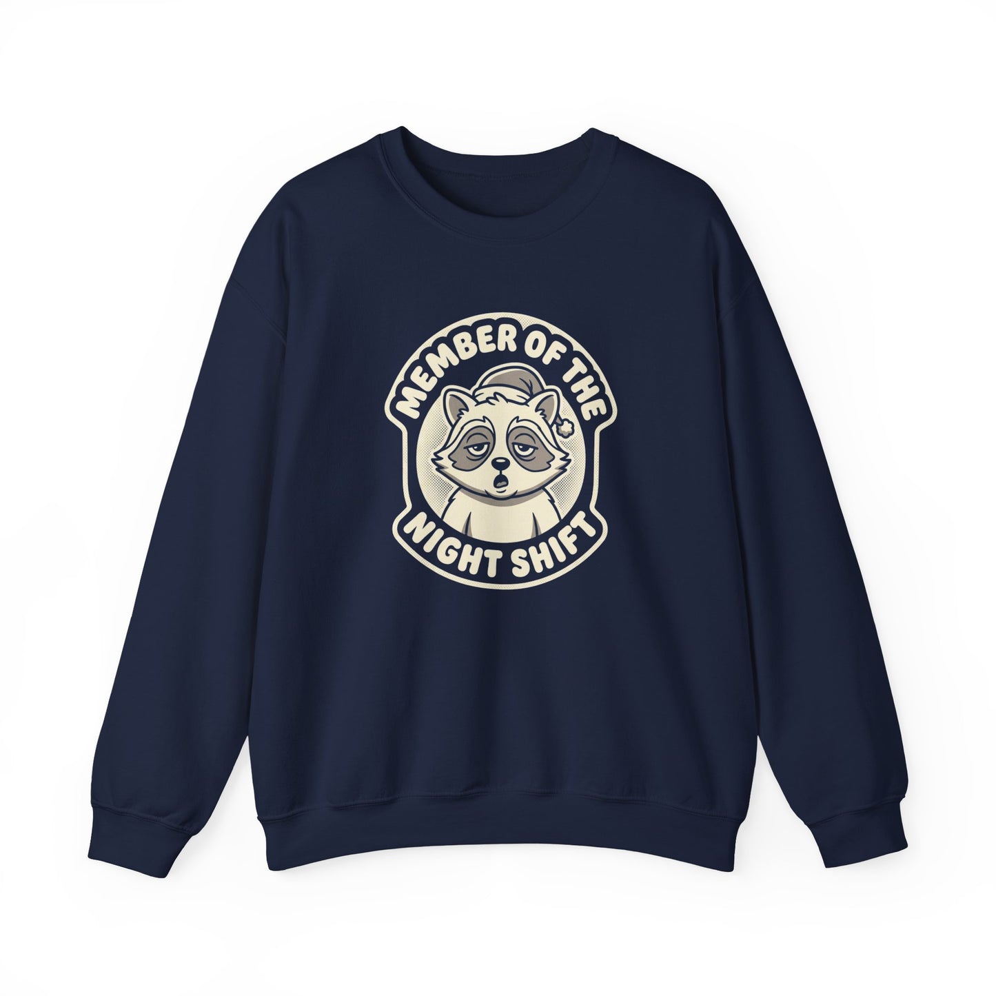 Raccoon Mascot Crewneck Sweatshirt