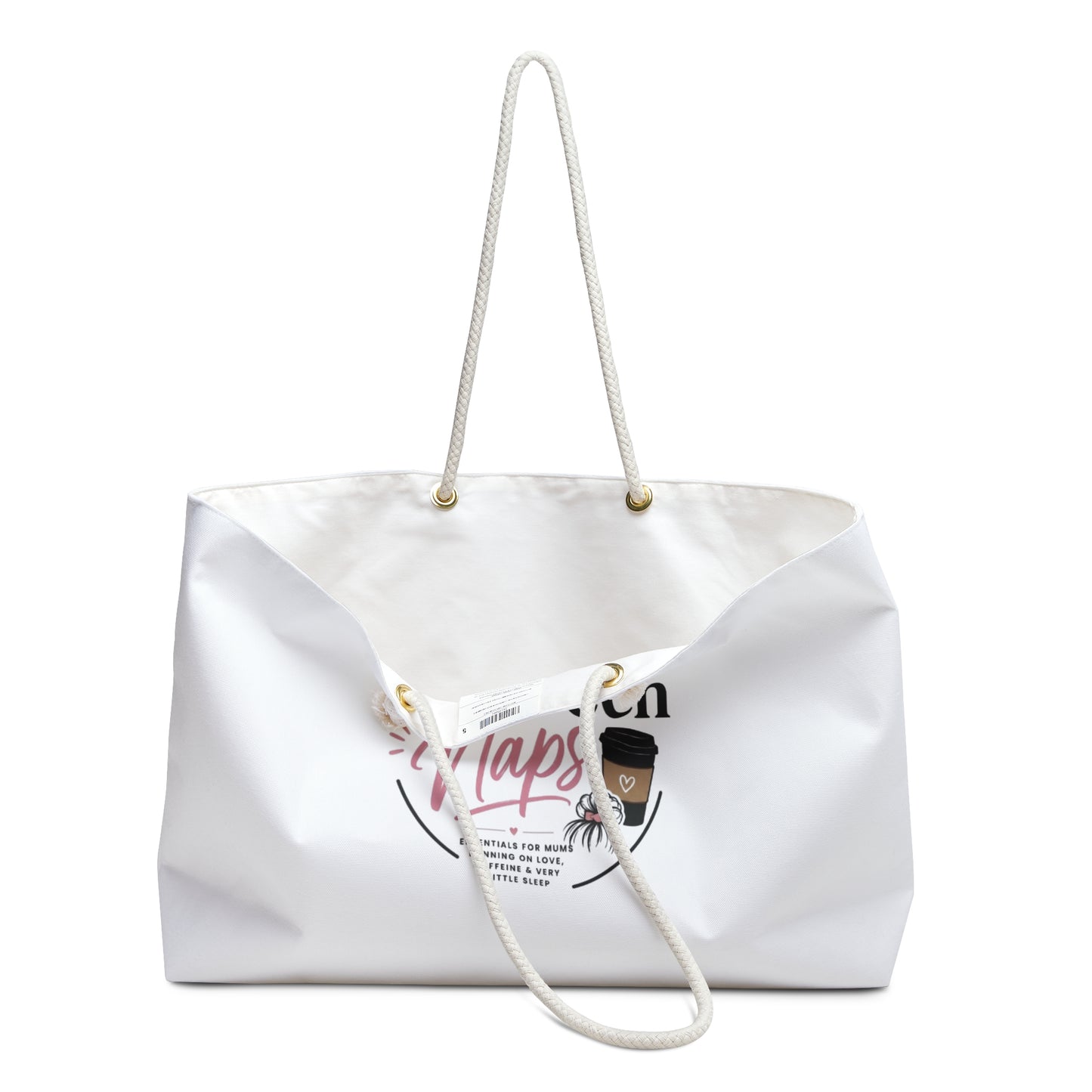 Between Naps Weekender Bag – Cozy Coffee & Relaxation Travel Tote
