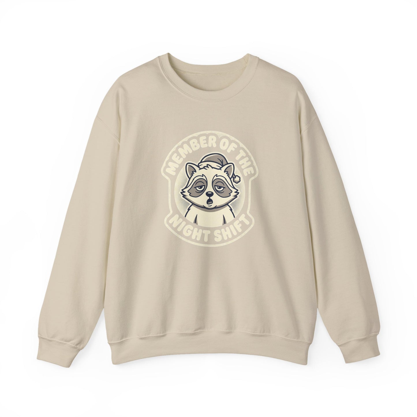 Raccoon Mascot Crewneck Sweatshirt