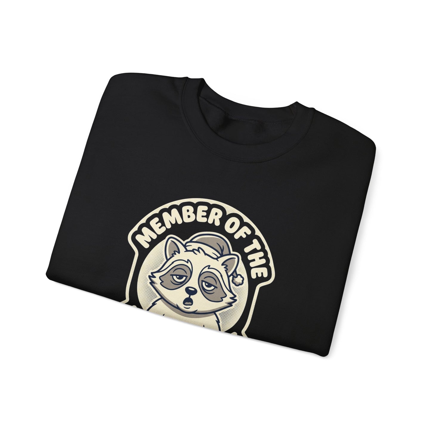 Raccoon Mascot Crewneck Sweatshirt