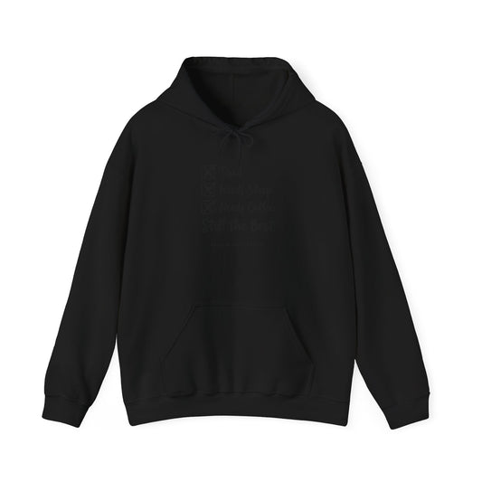 Everything Hallelujah checklist hoodie | gratitude humor, micro-joy coffee hallelujah