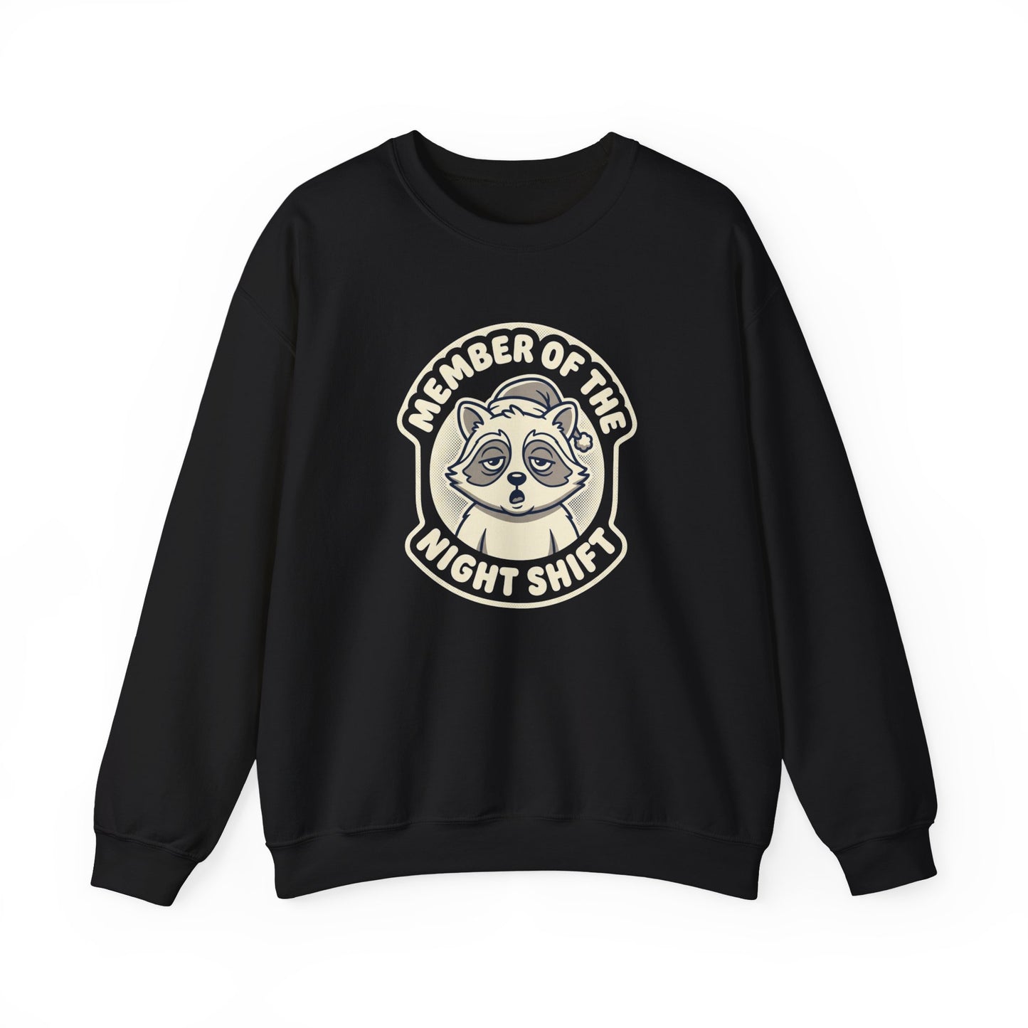 Raccoon Mascot Crewneck Sweatshirt