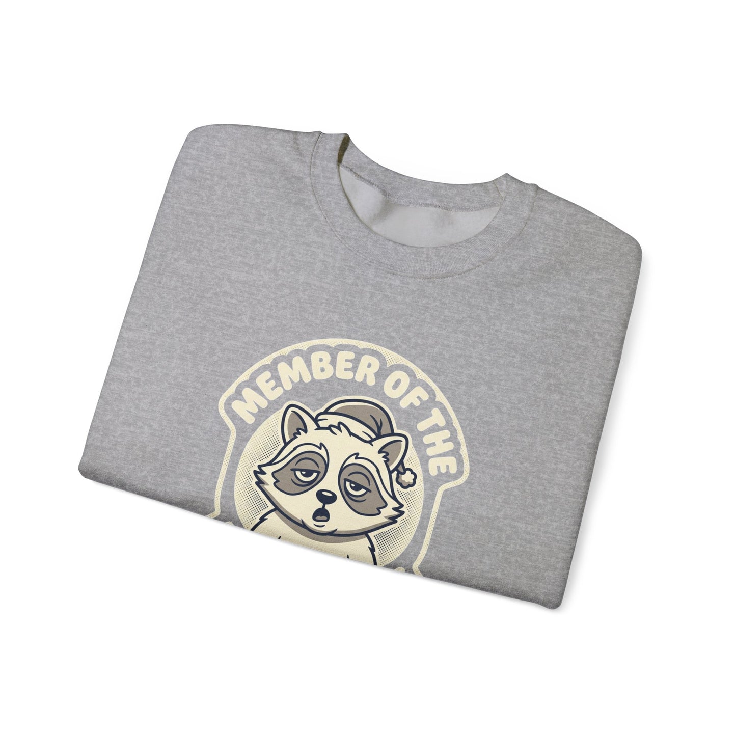 Raccoon Mascot Crewneck Sweatshirt
