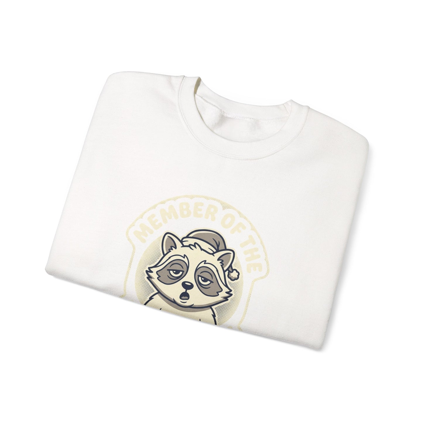 Raccoon Mascot Crewneck Sweatshirt