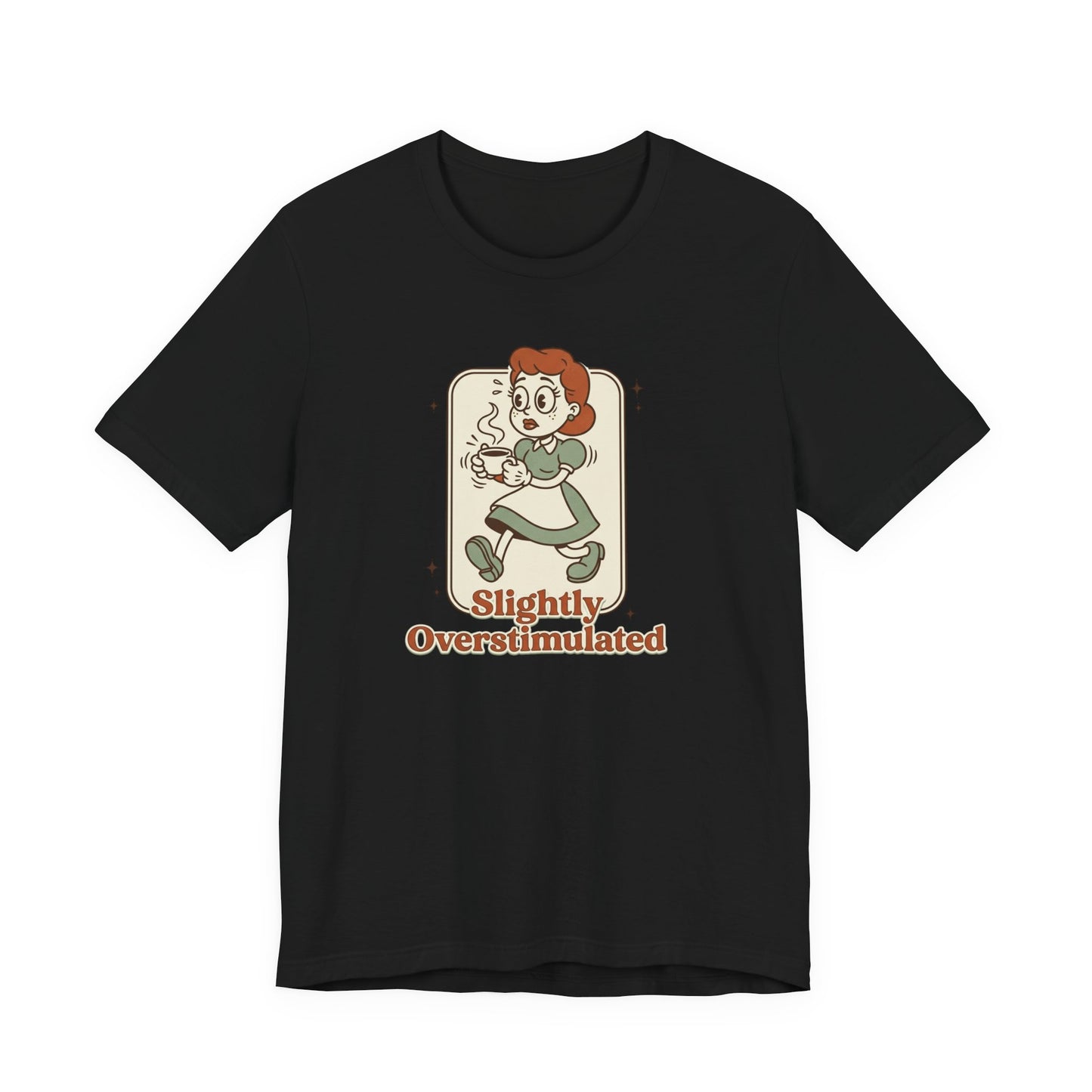 Slightly Overstimulated tee | vintage camping vibe, hiking, respect the locals
