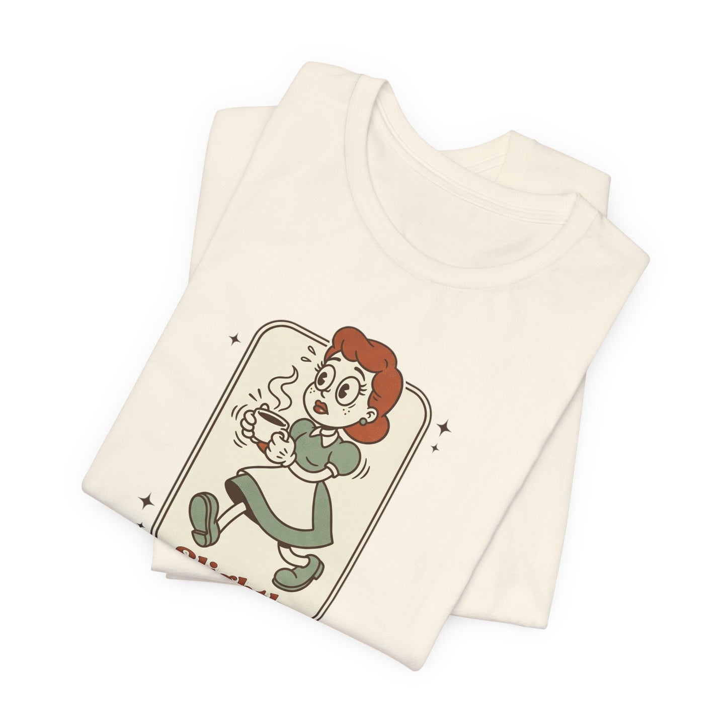 Slightly Overstimulated tee | vintage camping vibe, hiking, respect the locals
