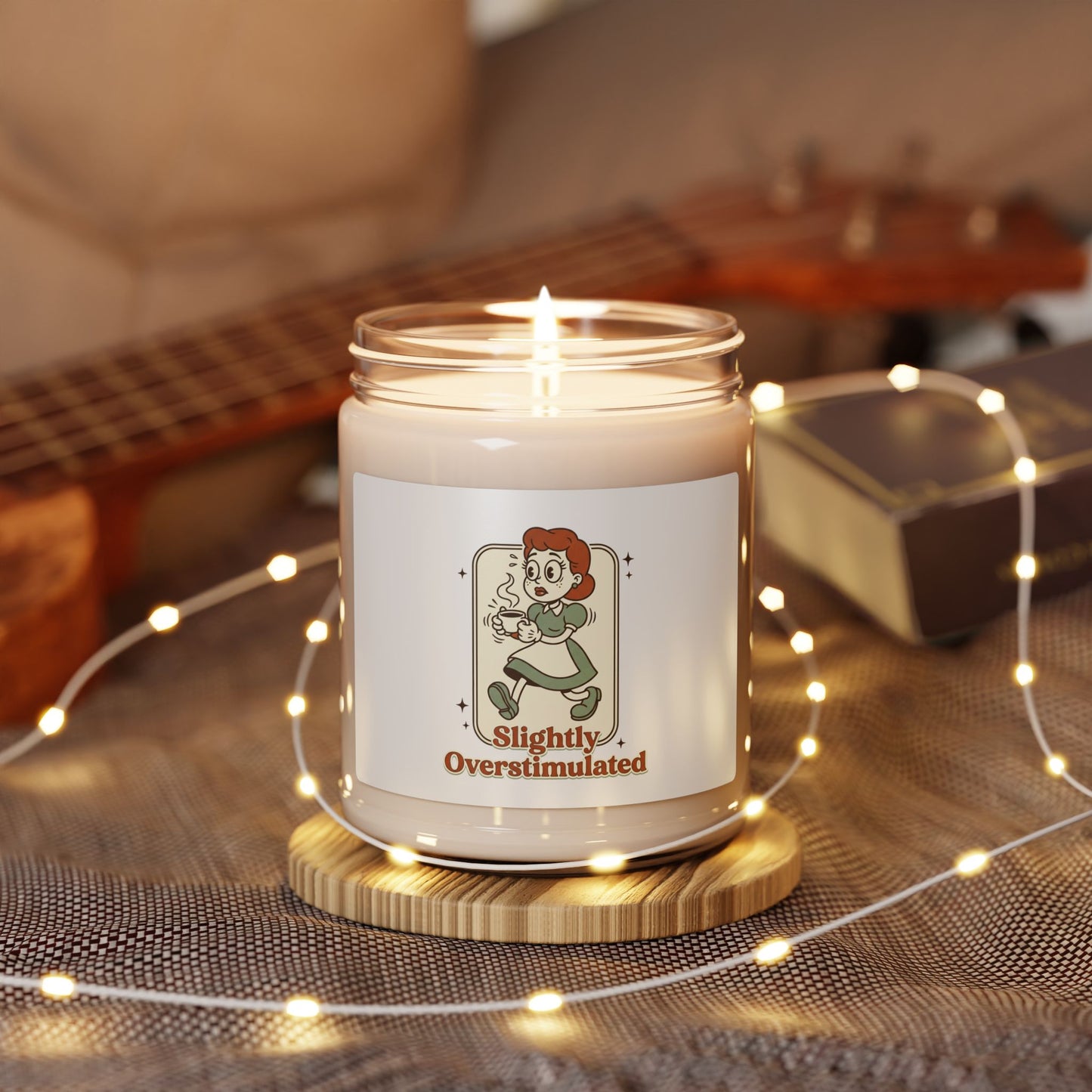 Slightly Overstimulated Soy Candle | eco-friendly, vintage national parks vibe