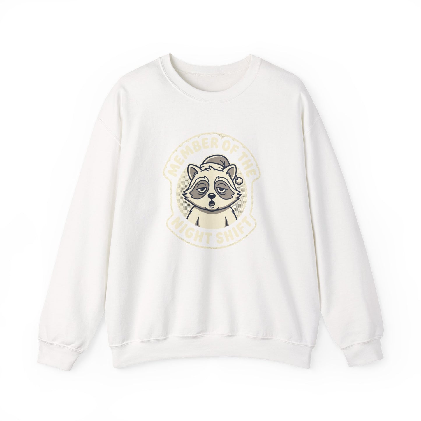 Raccoon Mascot Crewneck Sweatshirt