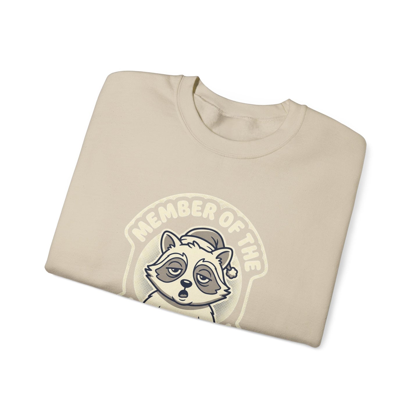 Raccoon Mascot Crewneck Sweatshirt